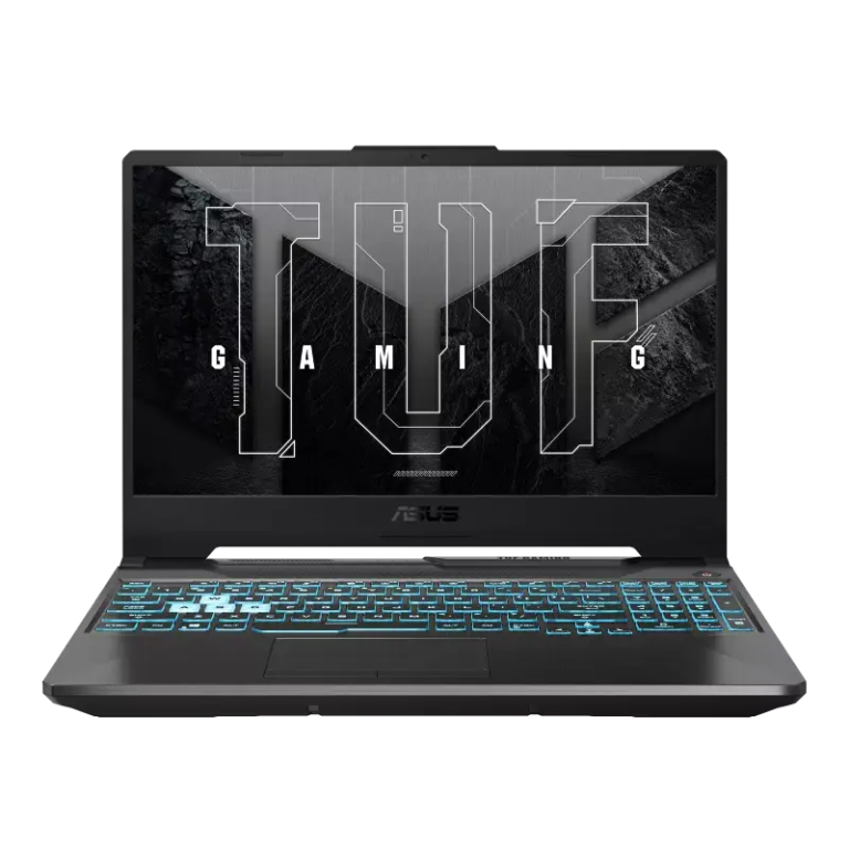 ASUS TUF Gaming A15 FA506NC gaming laptop with RGB backlit keyboard and 144Hz FHD display